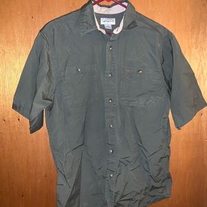 Green Carhartt Button Down Shirt